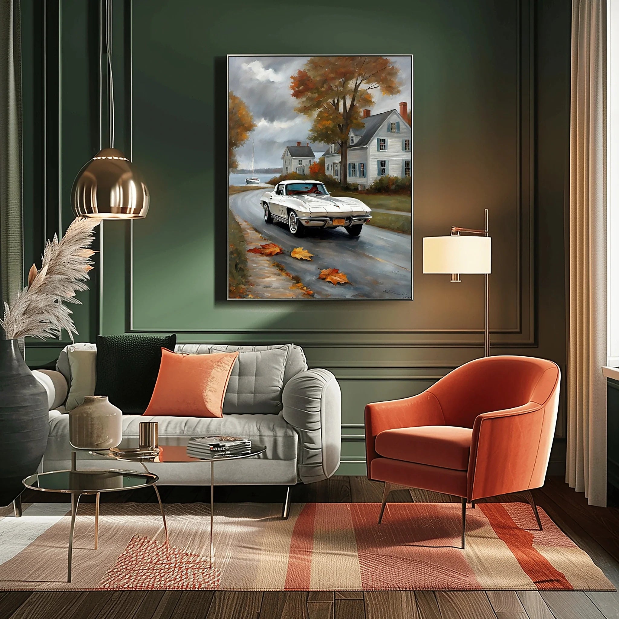 1963 Split-Window Stingray - Town Edition | Poster Canvas