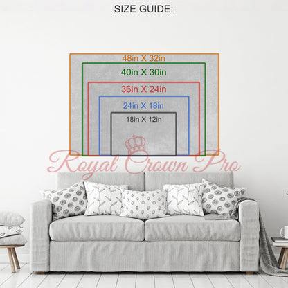 Our Deepest Fear Canvas Wall Art | Marianne Williamson Inspirational Poem