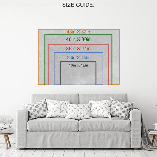Success Is A State Of Mind Canvas Wall Art, If You Want Success Start Thinking Of Yourself As Successful, Motivational Decor