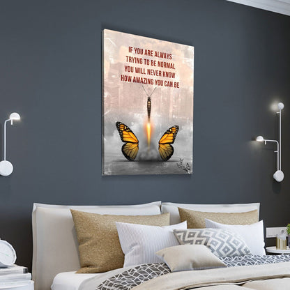 How Amazing You Can Be Canvas Wall Art, Butterfly Wall Art, Office Decor, Hustle, Inspiration, Motivational Quotes, Home Office
