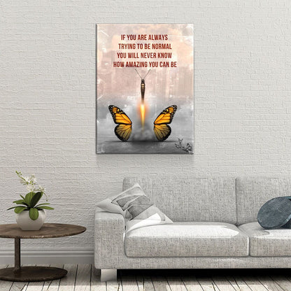 How Amazing You Can Be Canvas Wall Art, Butterfly Wall Art, Office Decor, Hustle, Inspiration, Motivational Quotes, Home Office