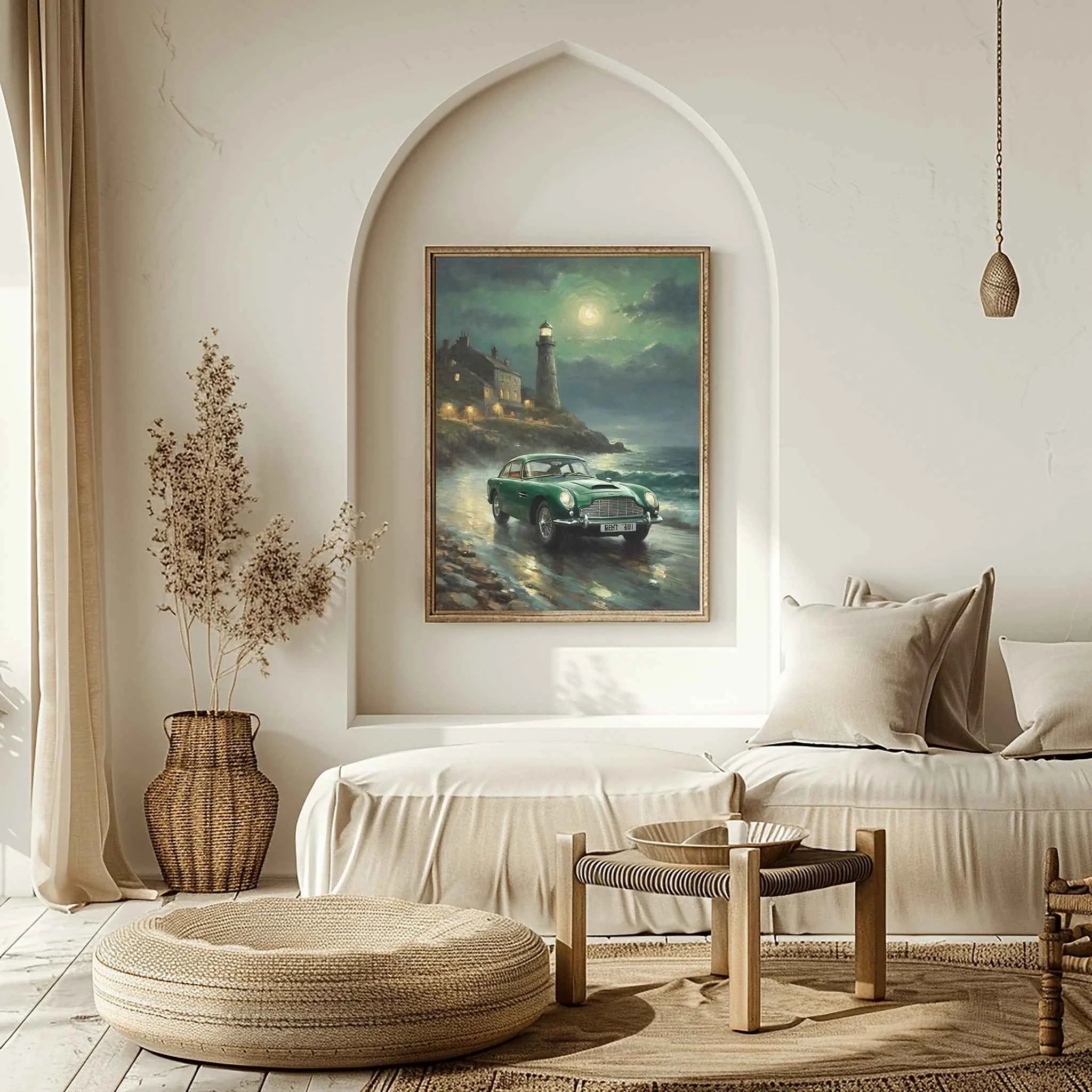 1964 British GT Elegance - Lighthouse Edition | Poster Canvas