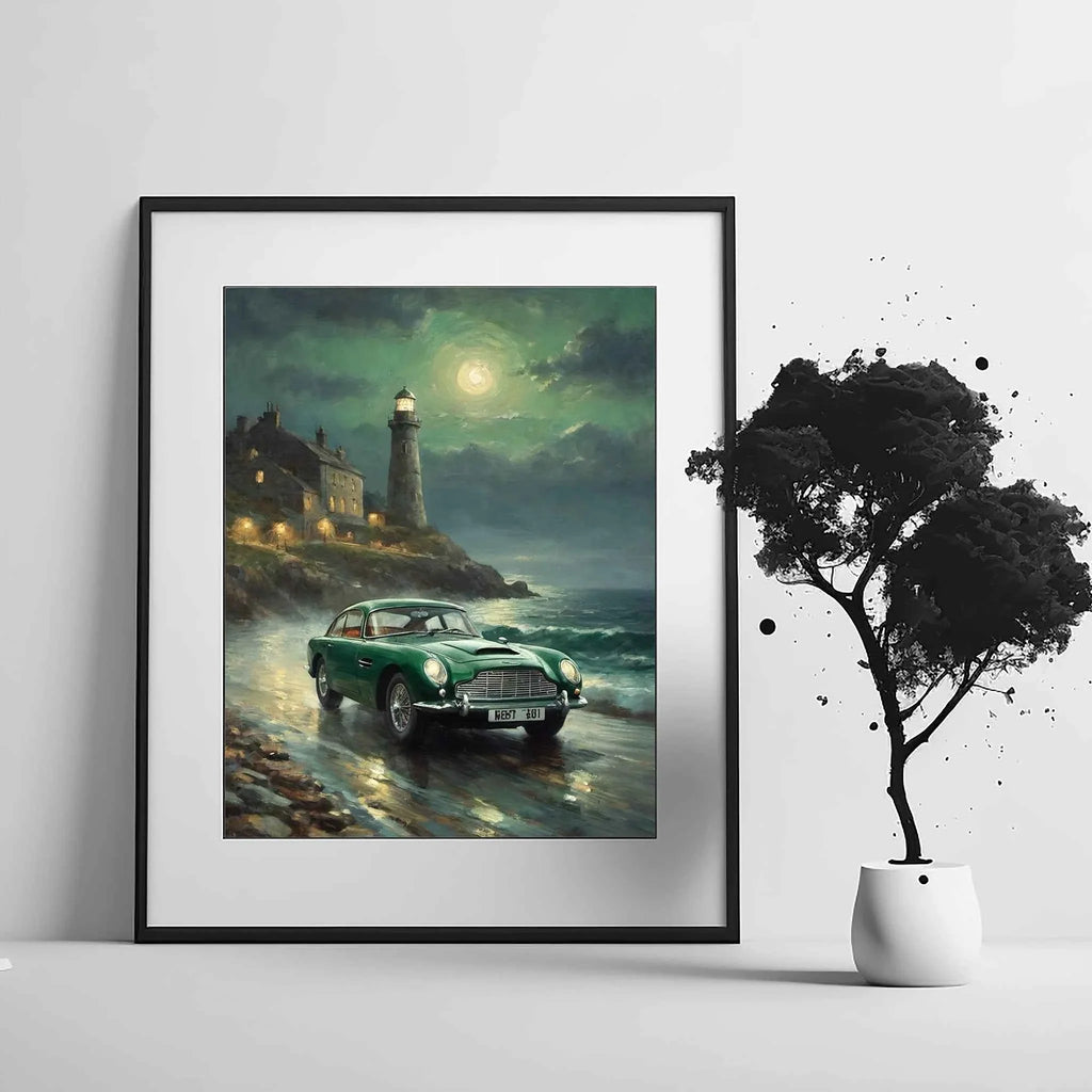 1964 British GT Elegance - Lighthouse Edition | Poster Canvas