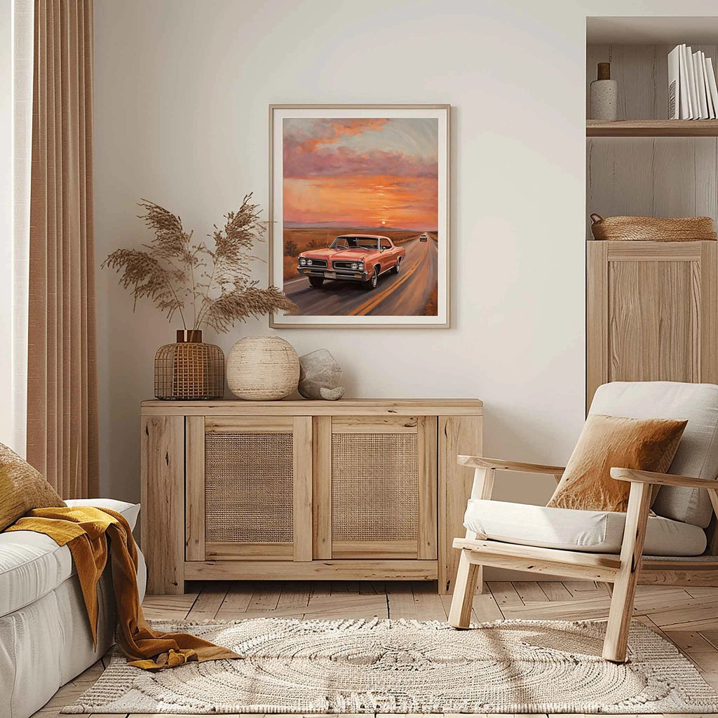 1964 GTO Muscle Pioneer - Highway Edition | Poster Canvas