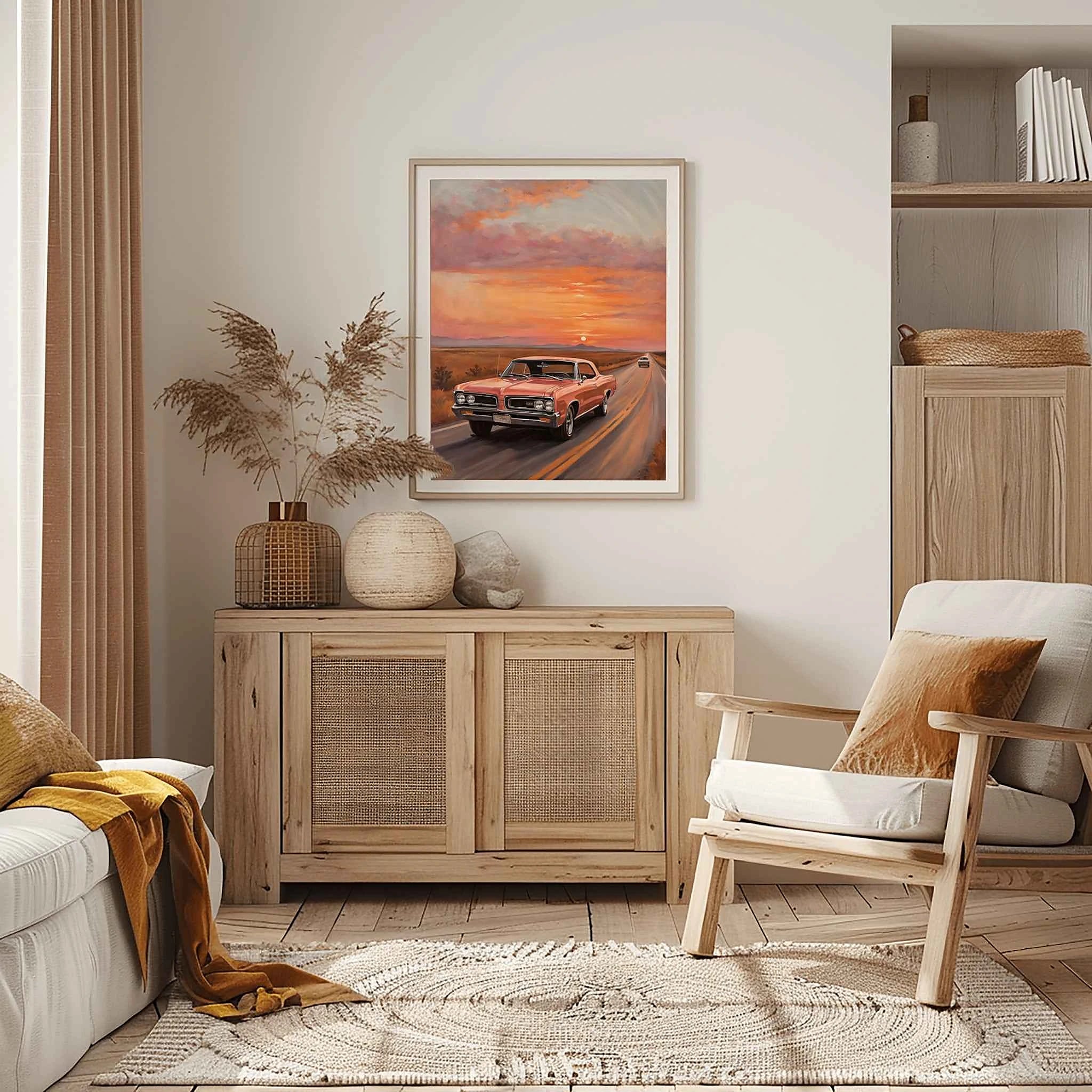 1964 GTO Muscle Pioneer - Highway Edition | Poster Canvas