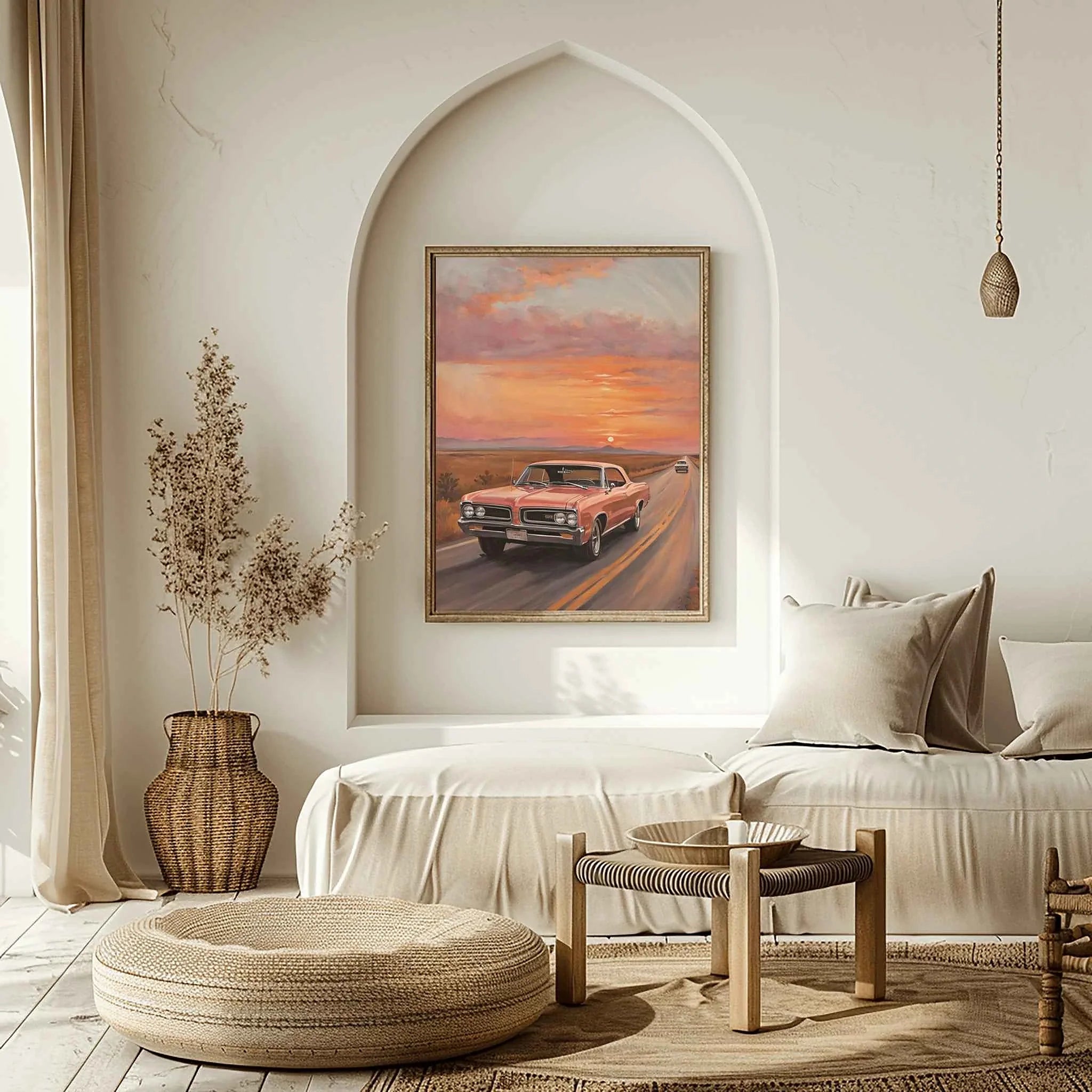 1964 GTO Muscle Pioneer - Highway Edition | Poster Canvas
