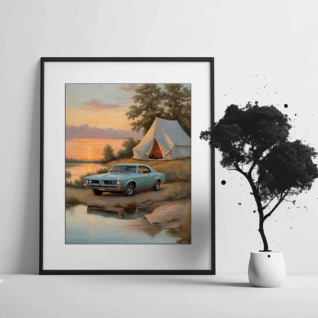 1964 GTO Muscle Pioneer - Lake Edition | Poster Canvas