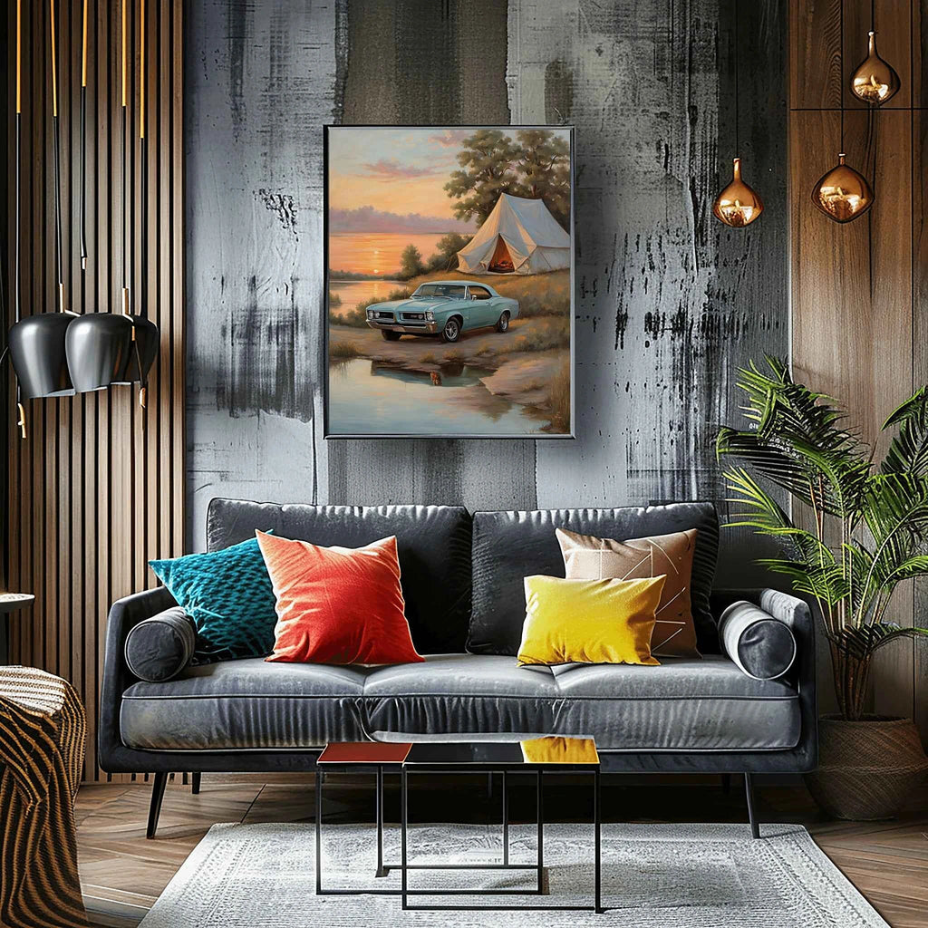 1964 GTO Muscle Pioneer - Lake Edition | Poster Canvas