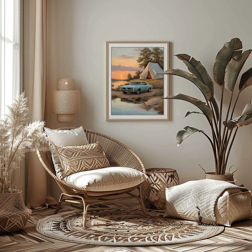 1964 GTO Muscle Pioneer - Lake Edition | Poster Canvas
