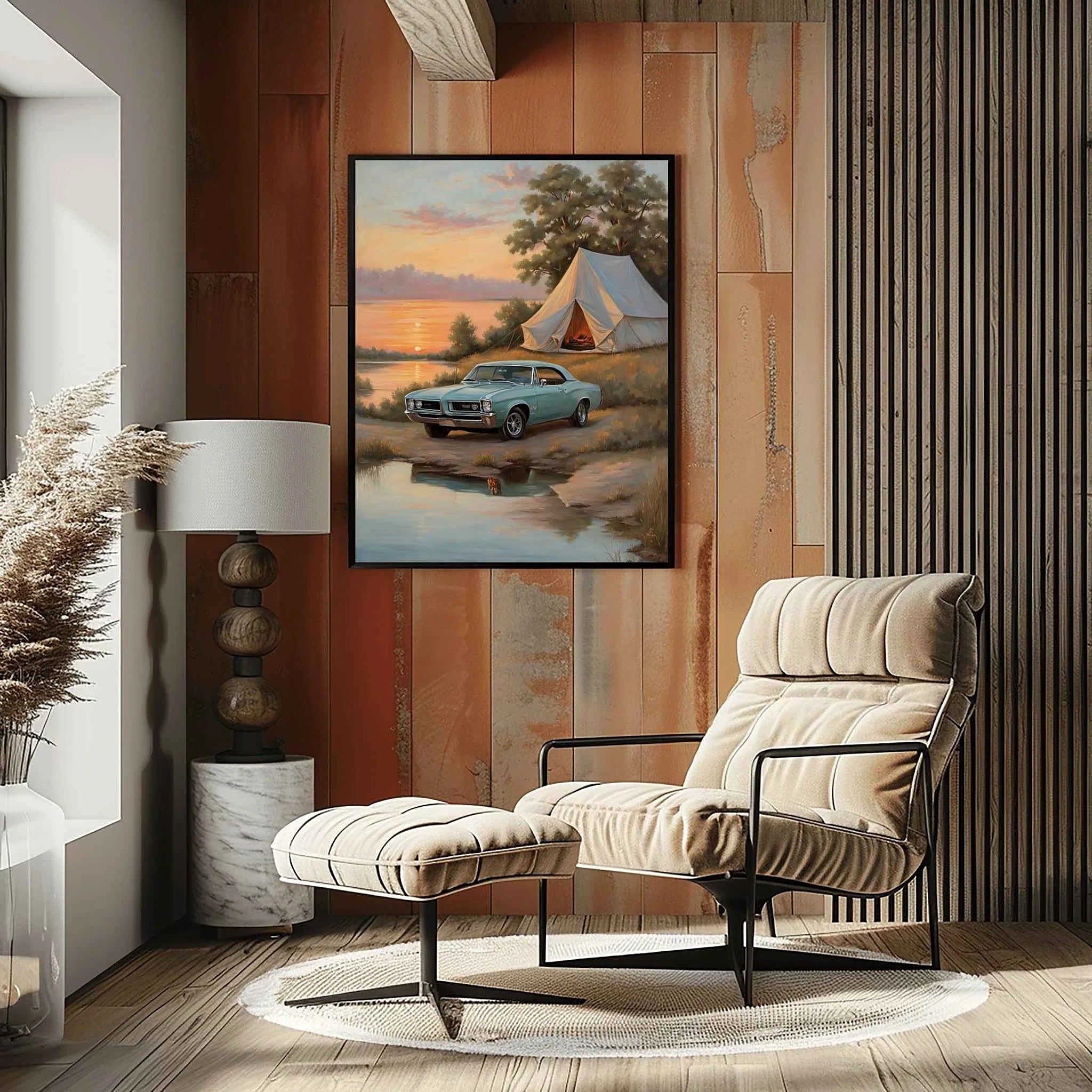 1964 GTO Muscle Pioneer - Lake Edition | Poster Canvas