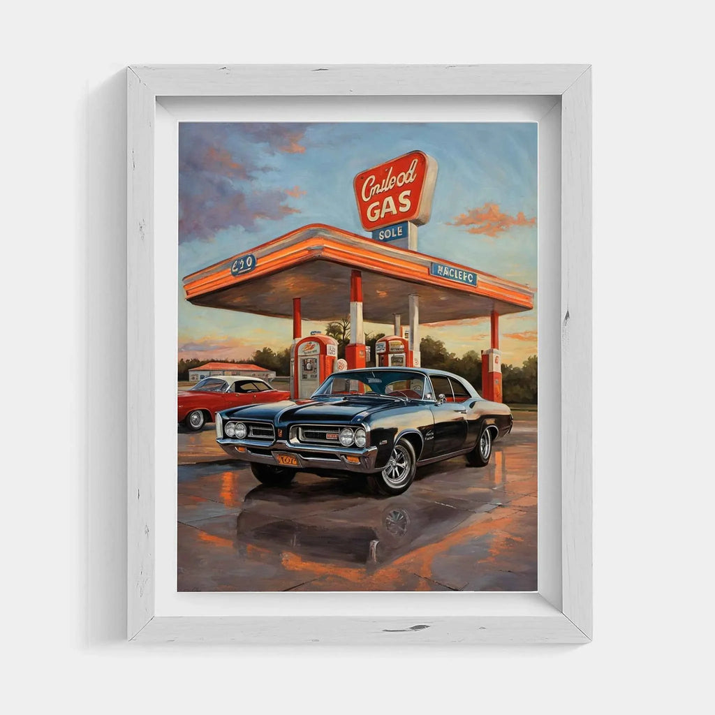 1964 GTO Muscle Pioneer - Gas Station Edition | Poster Canvas