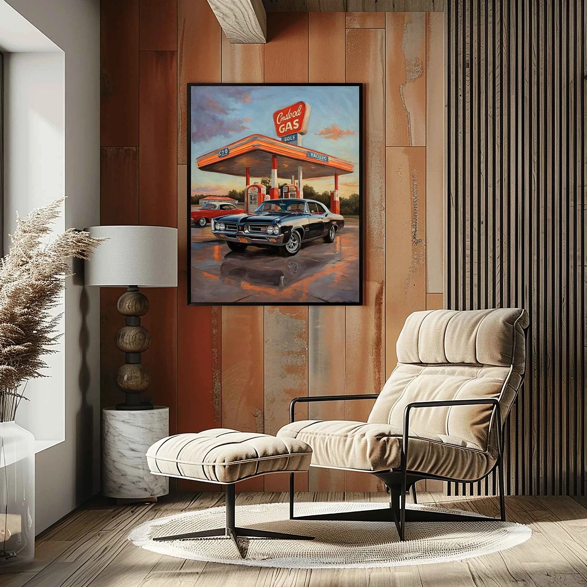 1964 GTO Muscle Pioneer - Gas Station Edition | Poster Canvas