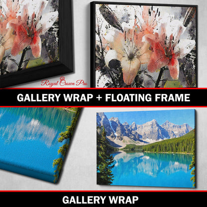 Waking Up This Morning I Smile Canvas Wall Art, Thich Nhat Hanh Quote, Meditation Wall Art, Motivational Quote, Spiritual Wall Decor, Zen