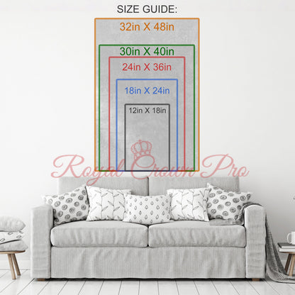 Warrior Code Canvas Wall Art, Better To Die Standing Than To Live On Your Knees, Warrior Print, Warrior Quote, Motivational Quote, Man Cave