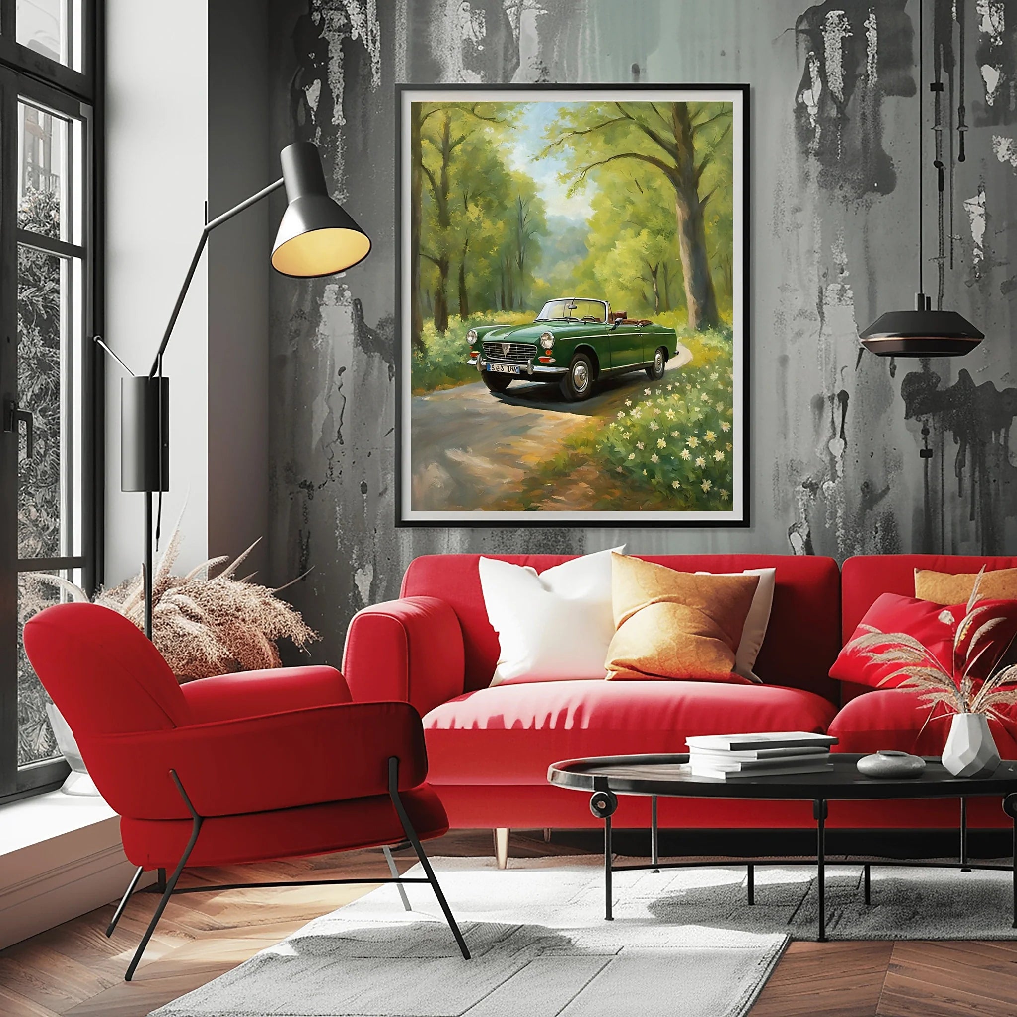1965 French Safari Classic - Forest Edition | Poster Canvas