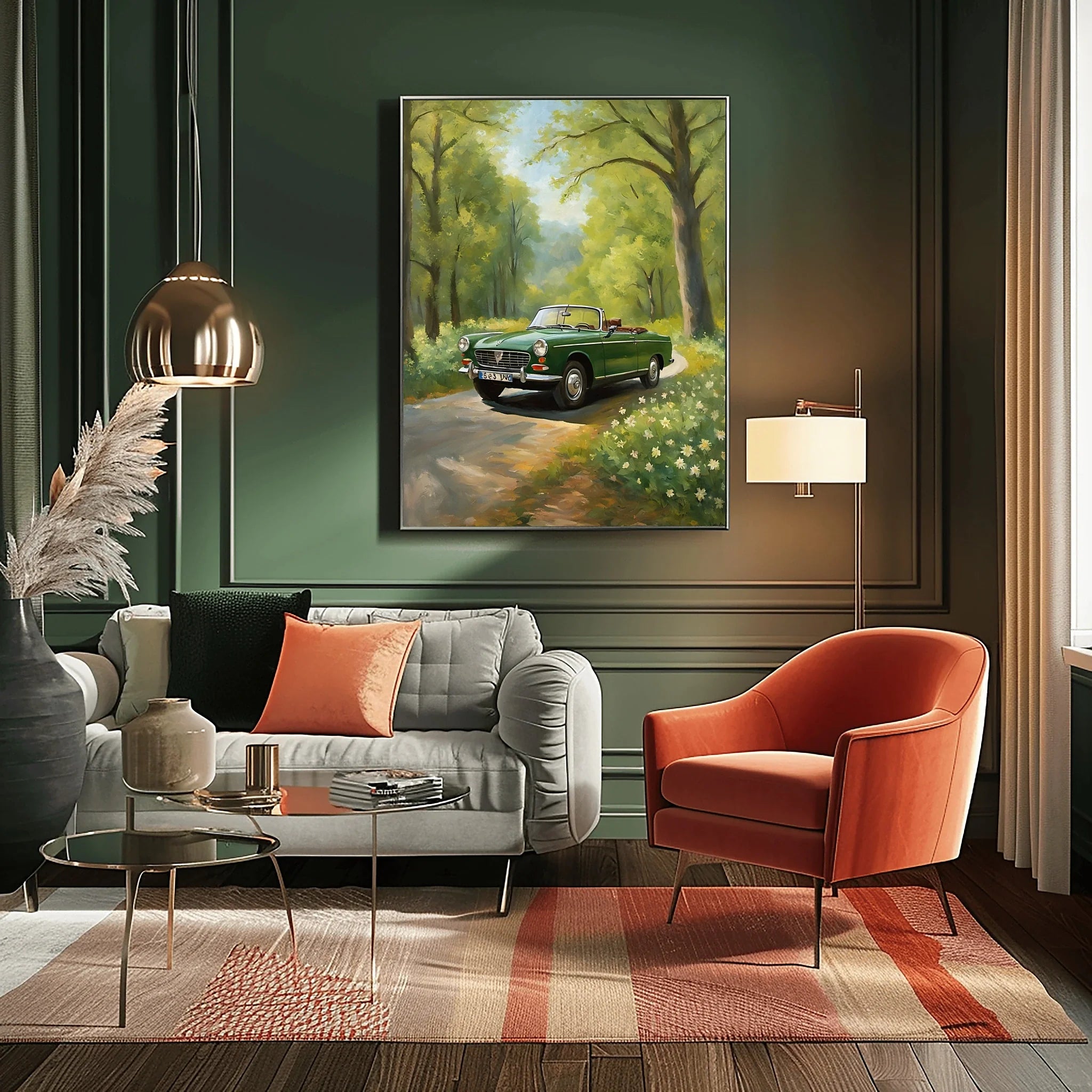 1965 French Safari Classic - Forest Edition | Poster Canvas