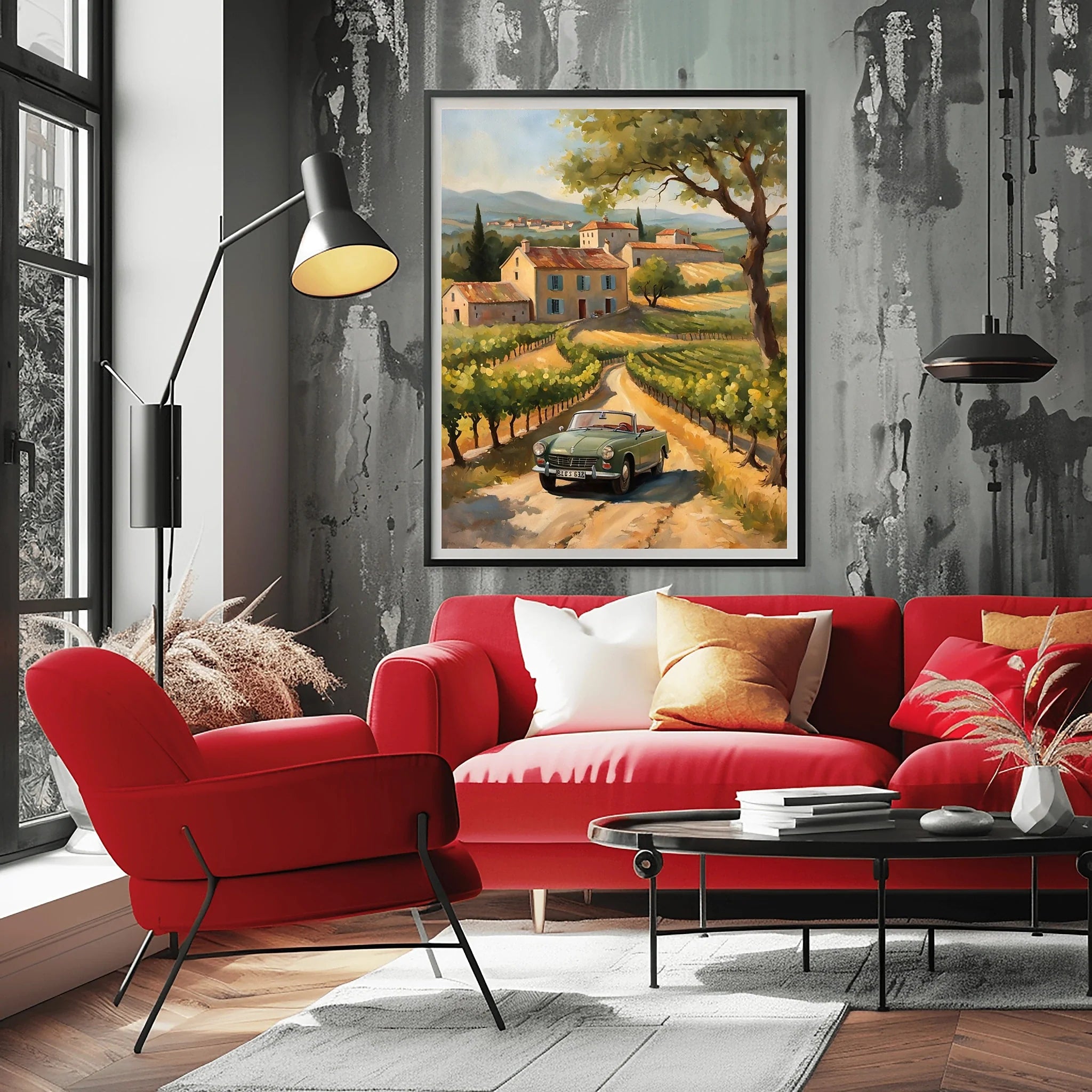 1965 French Safari Classic - Vineyard Edition | Poster Canvas