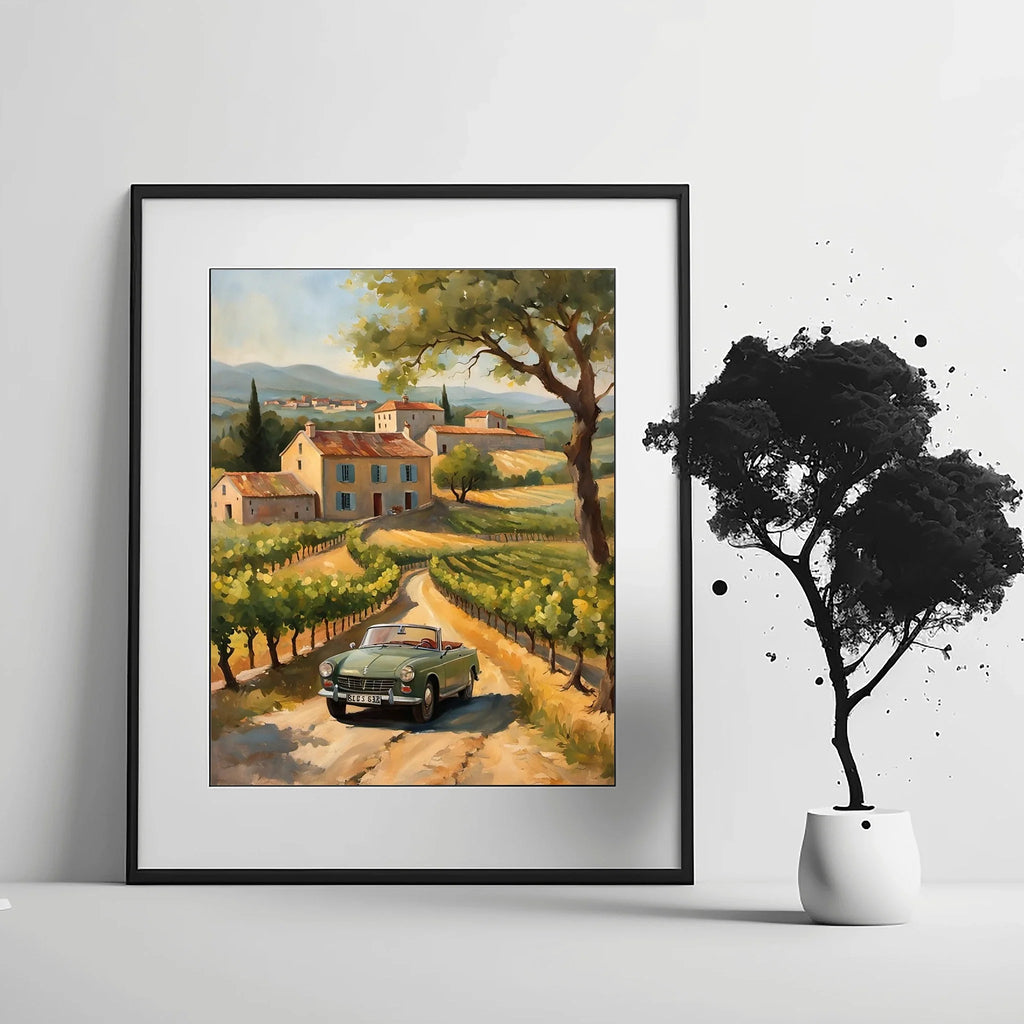 1965 French Safari Classic - Vineyard Edition | Poster Canvas