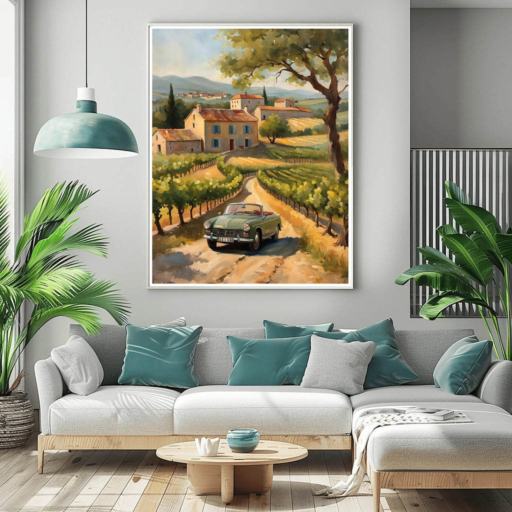 1965 French Safari Classic - Vineyard Edition | Poster Canvas