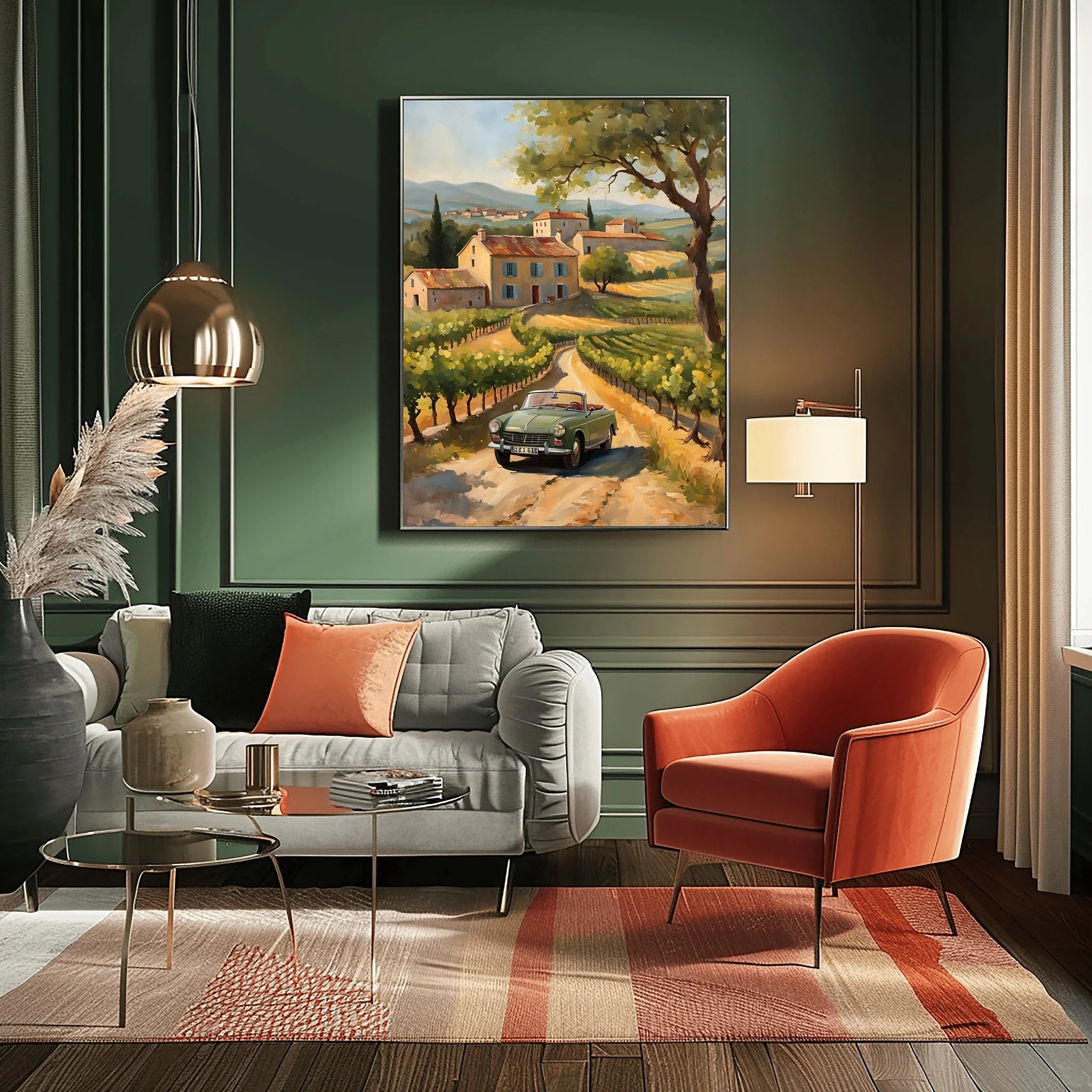 1965 French Safari Classic - Vineyard Edition | Poster Canvas