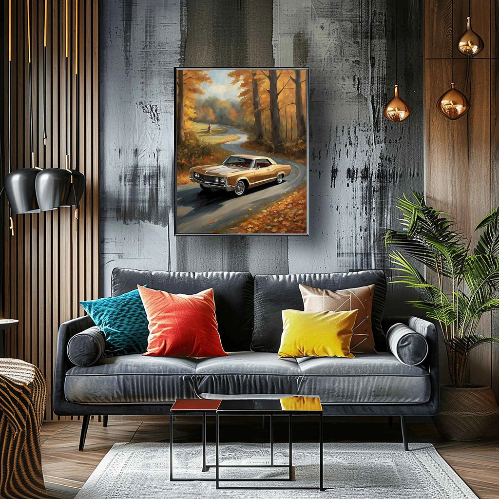 1965 Riviera Gran Sport - Forest Edition | Poster Canvas