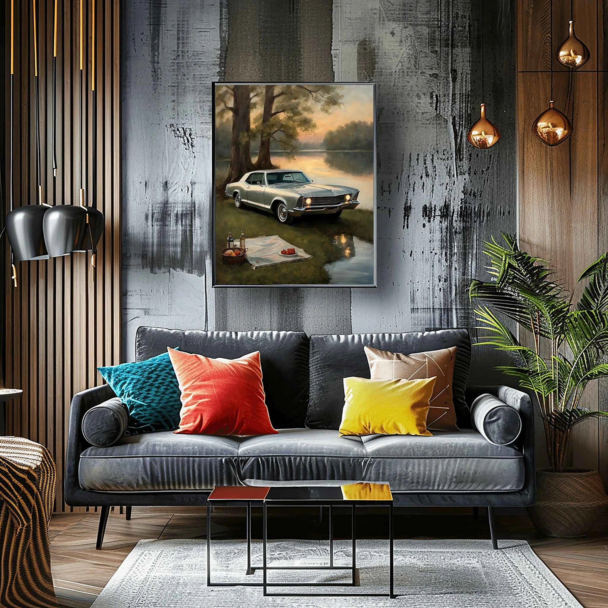 1965 Riviera Gran Sport - Lake Edition | Poster Canvas