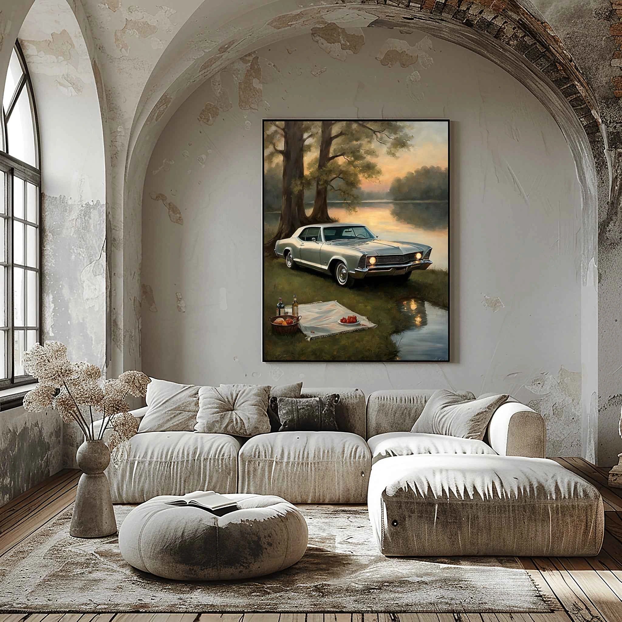 1965 Riviera Gran Sport - Lake Edition | Poster Canvas