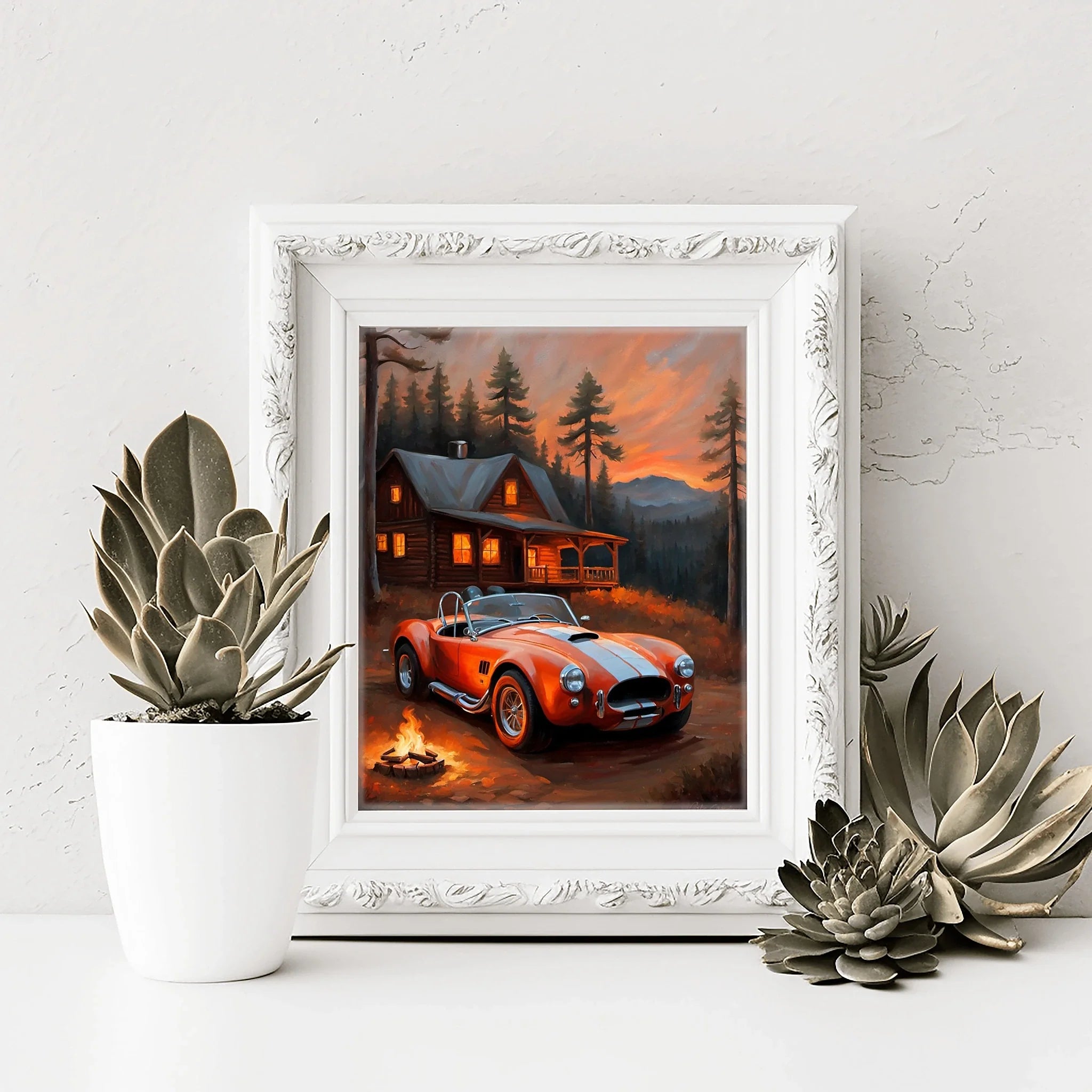 1966 Cobra Racing Heritage - Camp Edition | Poster Canvas