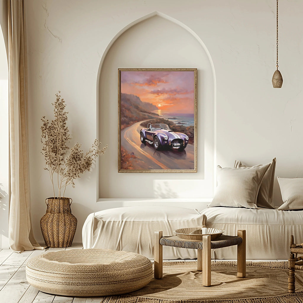 1966 Cobra Racing Heritage - Coastal Edition | Poster Canvas