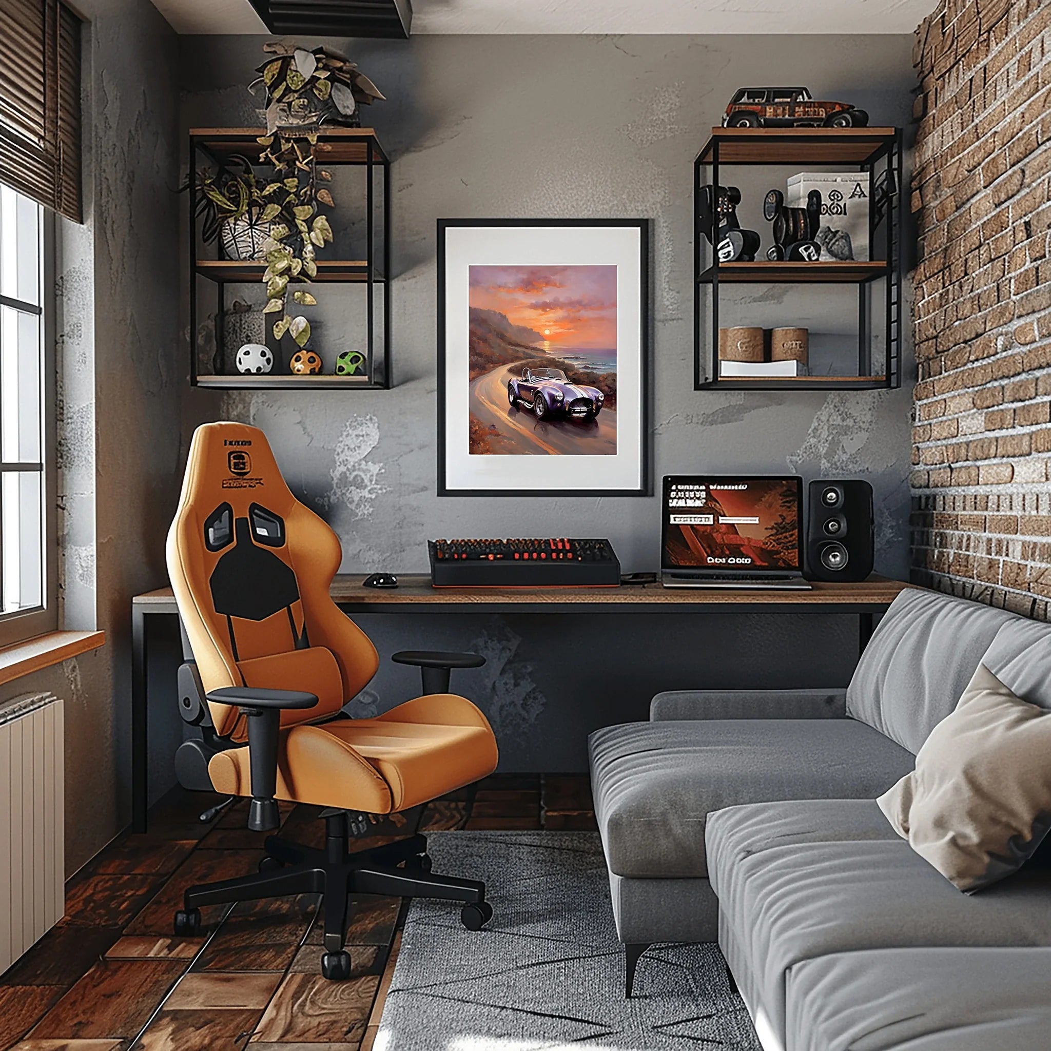 1966 Cobra Racing Heritage - Coastal Edition | Poster Canvas