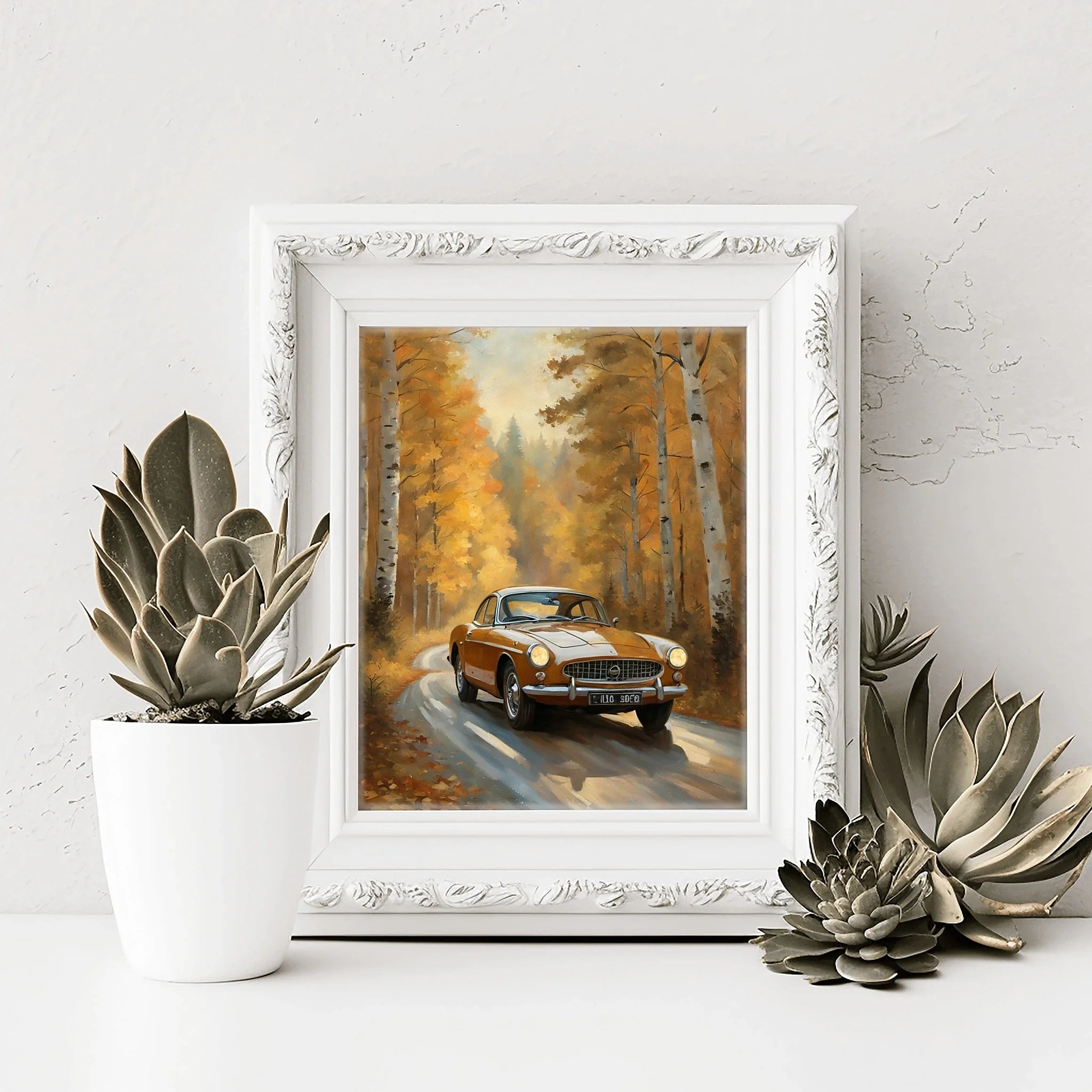 1966 Swedish GT Icon - Forest Edition | Poster Canvas