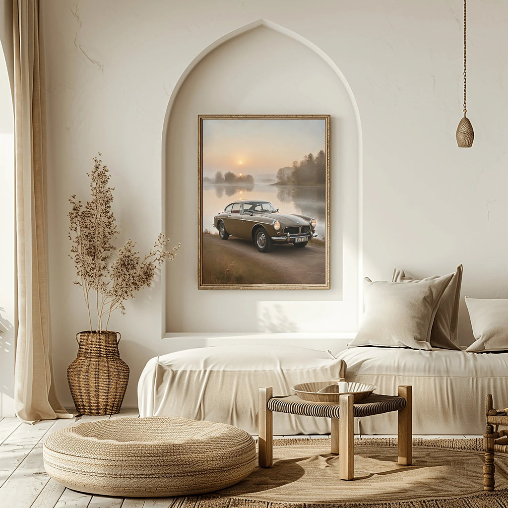 1966 Swedish GT Icon - Lakeside Edition | Poster Canvas