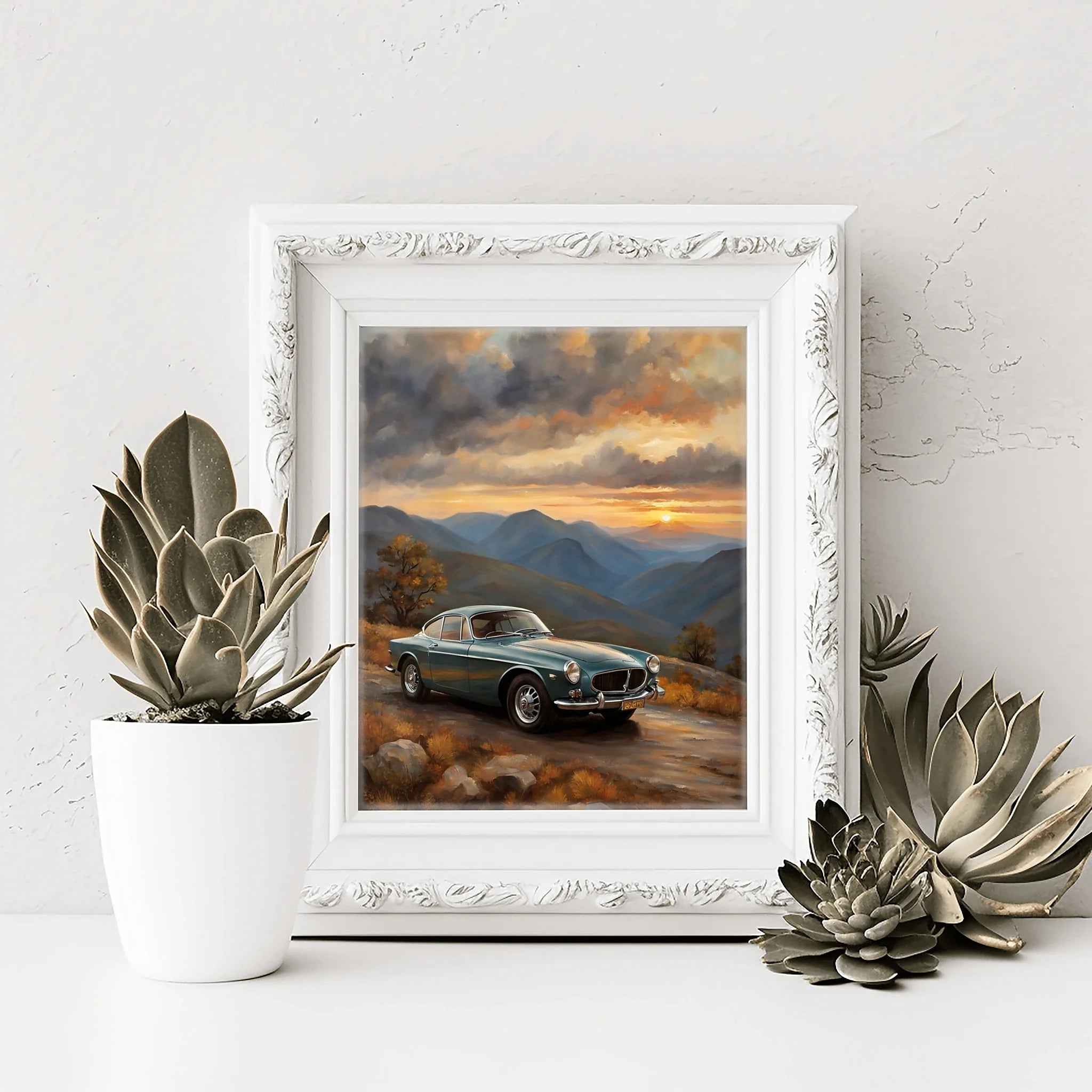 1966 Swedish GT Icon - Mountain Edition | Poster Canvas