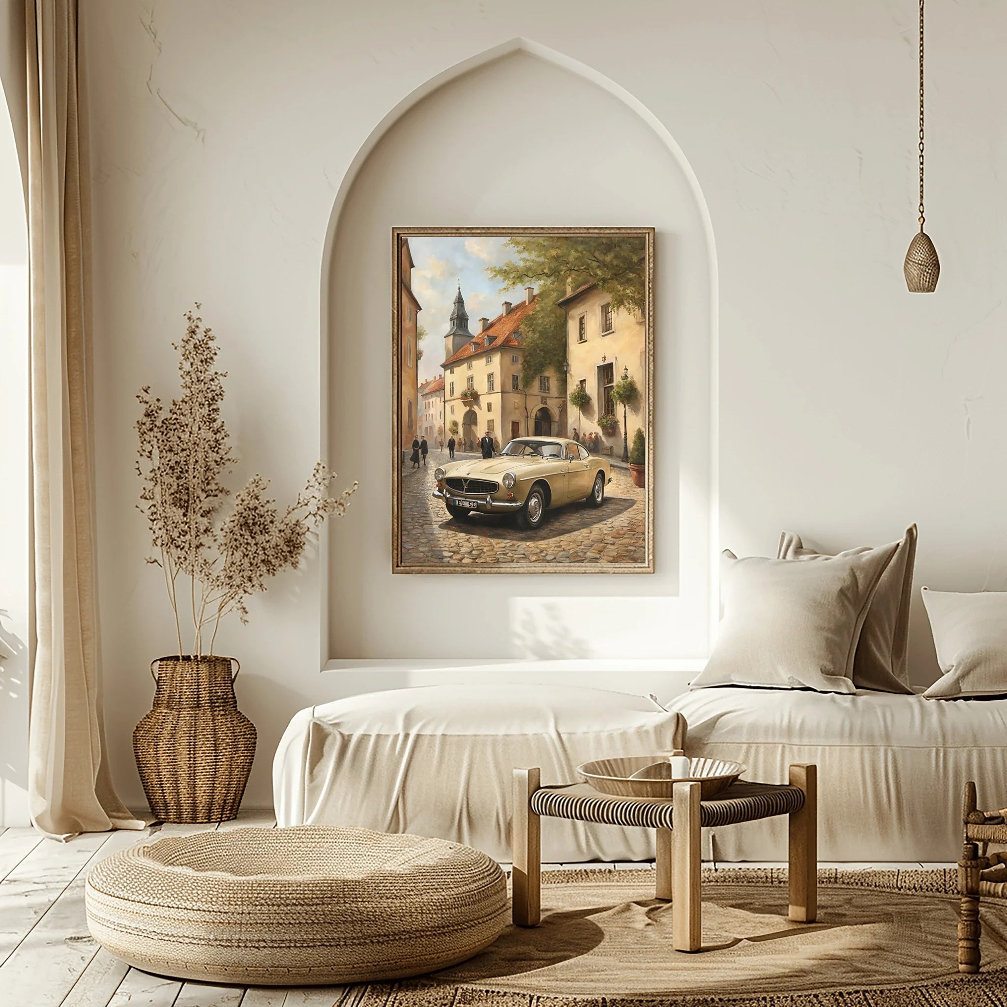 1966 Swedish GT Icon - Old Town Edition | Poster Canvas