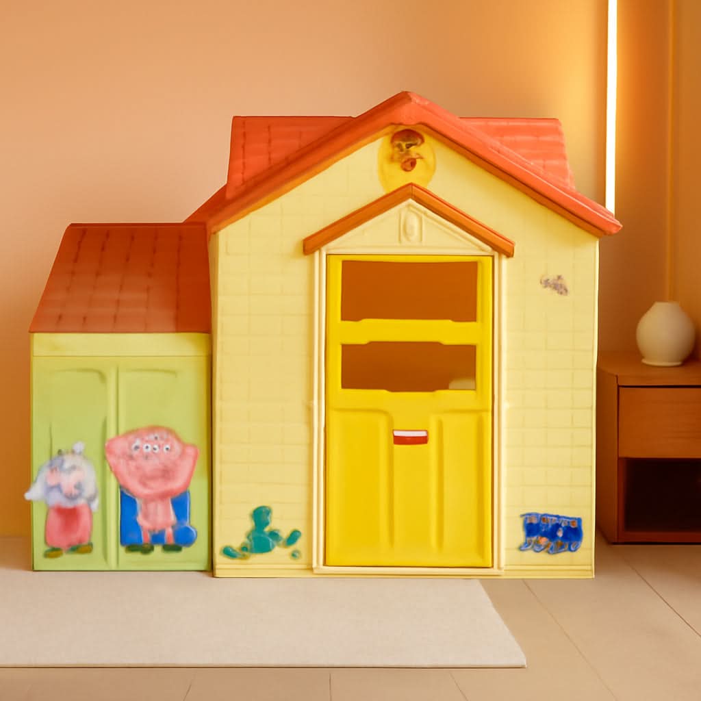 Peppa Pig Multipurpose Playhouse Outdoor Doors Tunnel