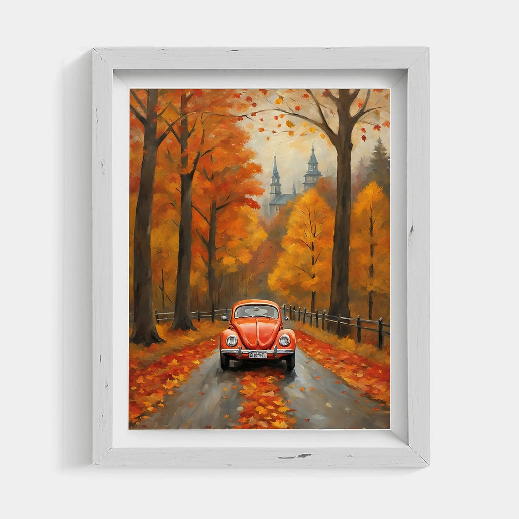 1967 Love Bug Classic - Autumn Edition | Poster Canvas