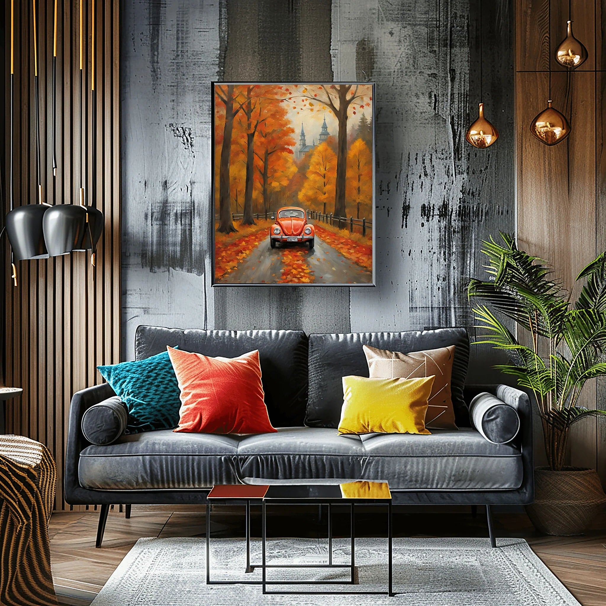 1967 Love Bug Classic - Autumn Edition | Poster Canvas