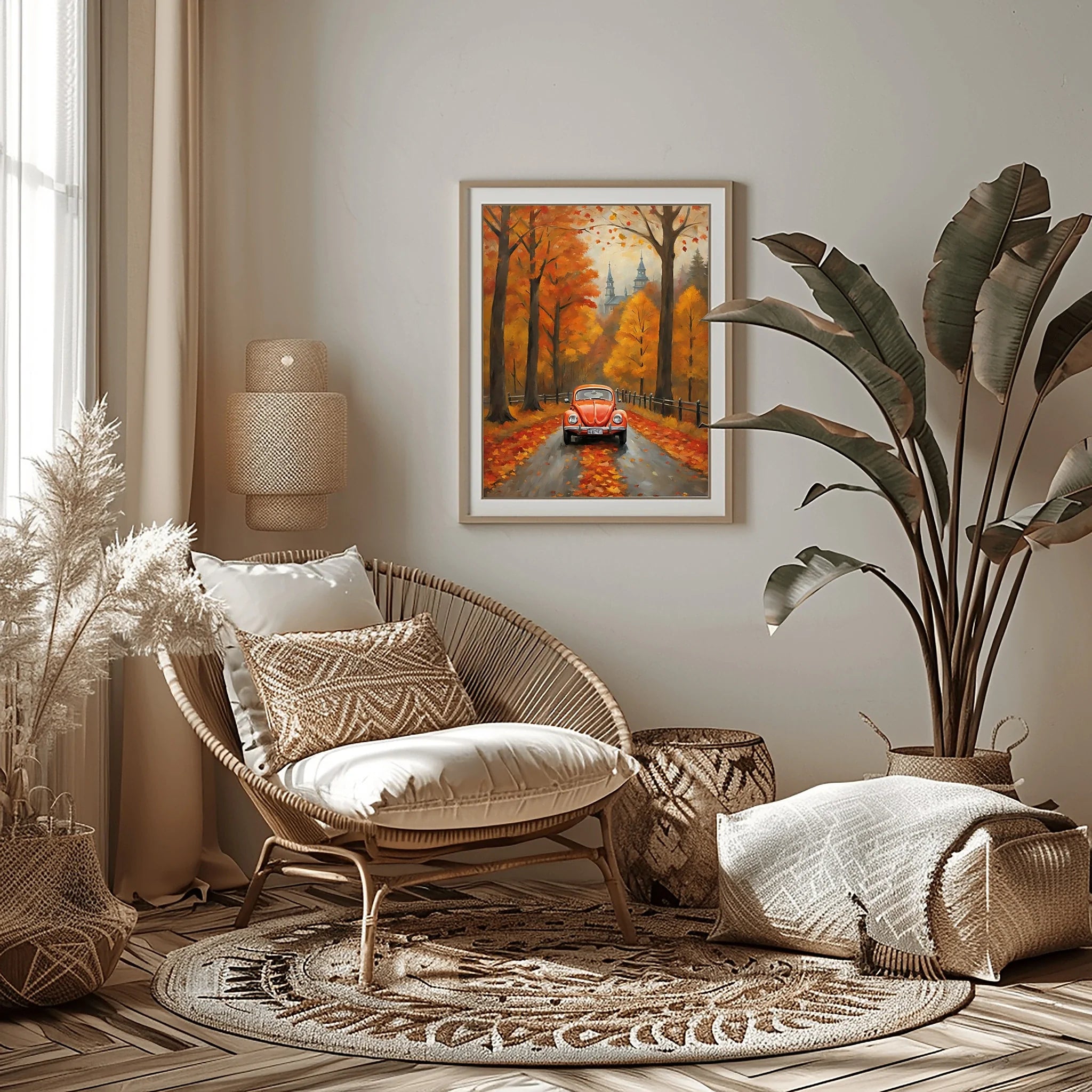 1967 Love Bug Classic - Autumn Edition | Poster Canvas