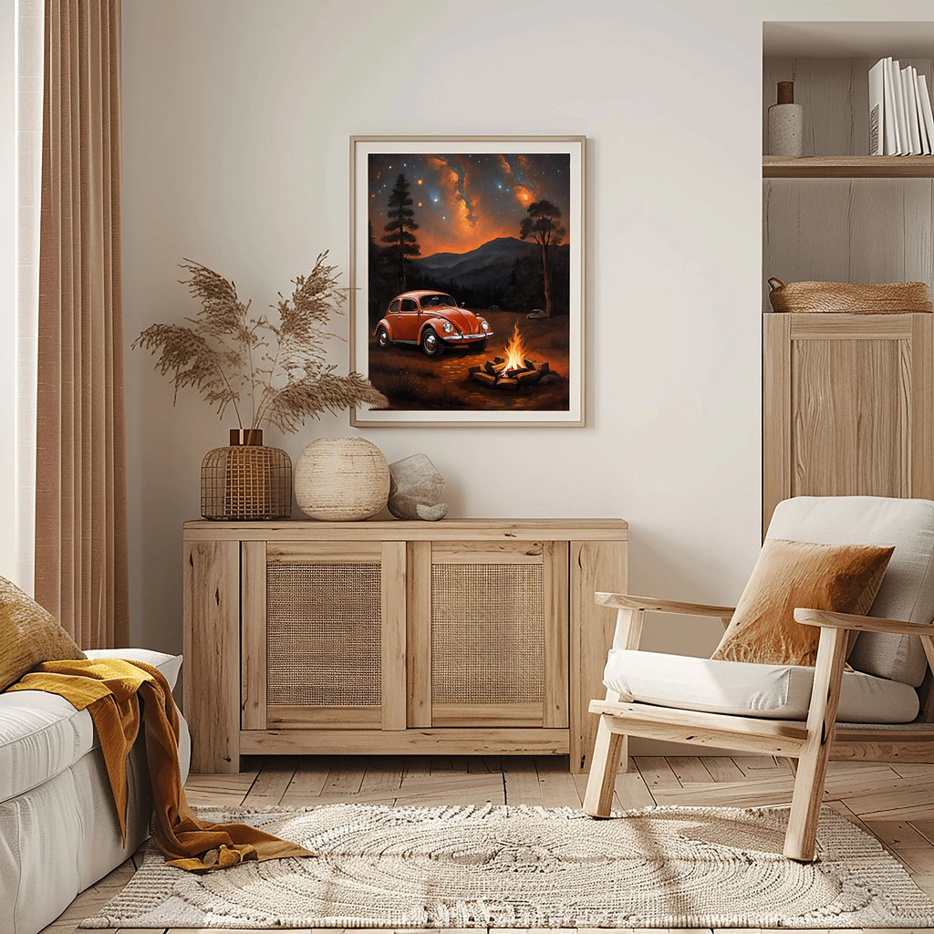 1967 Love Bug Classic - Camp Edition | Poster Canvas