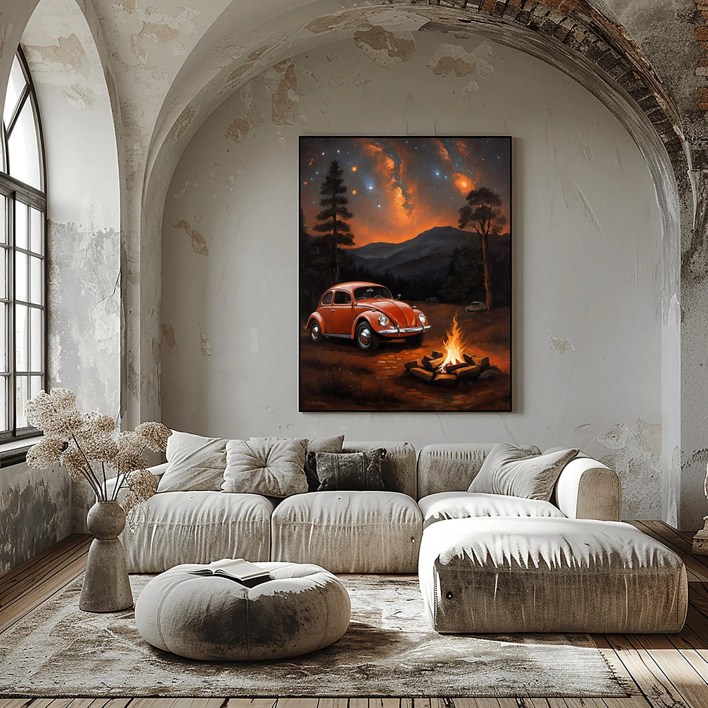 1967 Love Bug Classic - Camp Edition | Poster Canvas