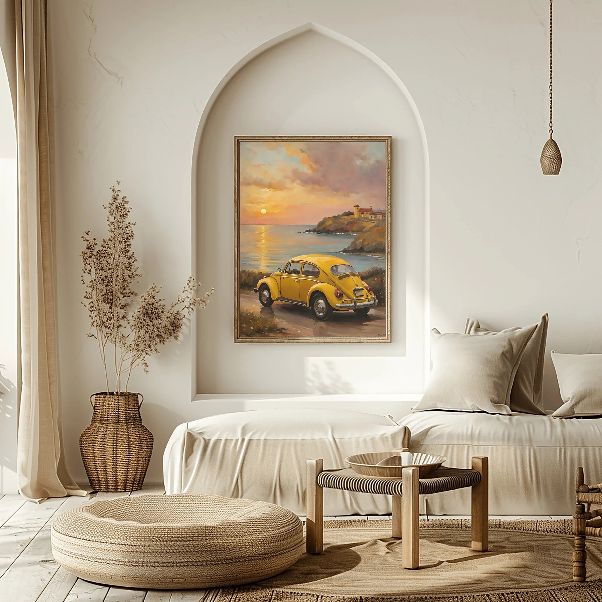 1967 Love Bug Classic - Sunset Edition | Poster Canvas