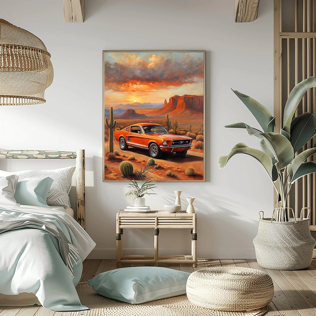 1967 Fastback Legends - Desert Monument Edition | Poster - Canvas - Framed Canvas
