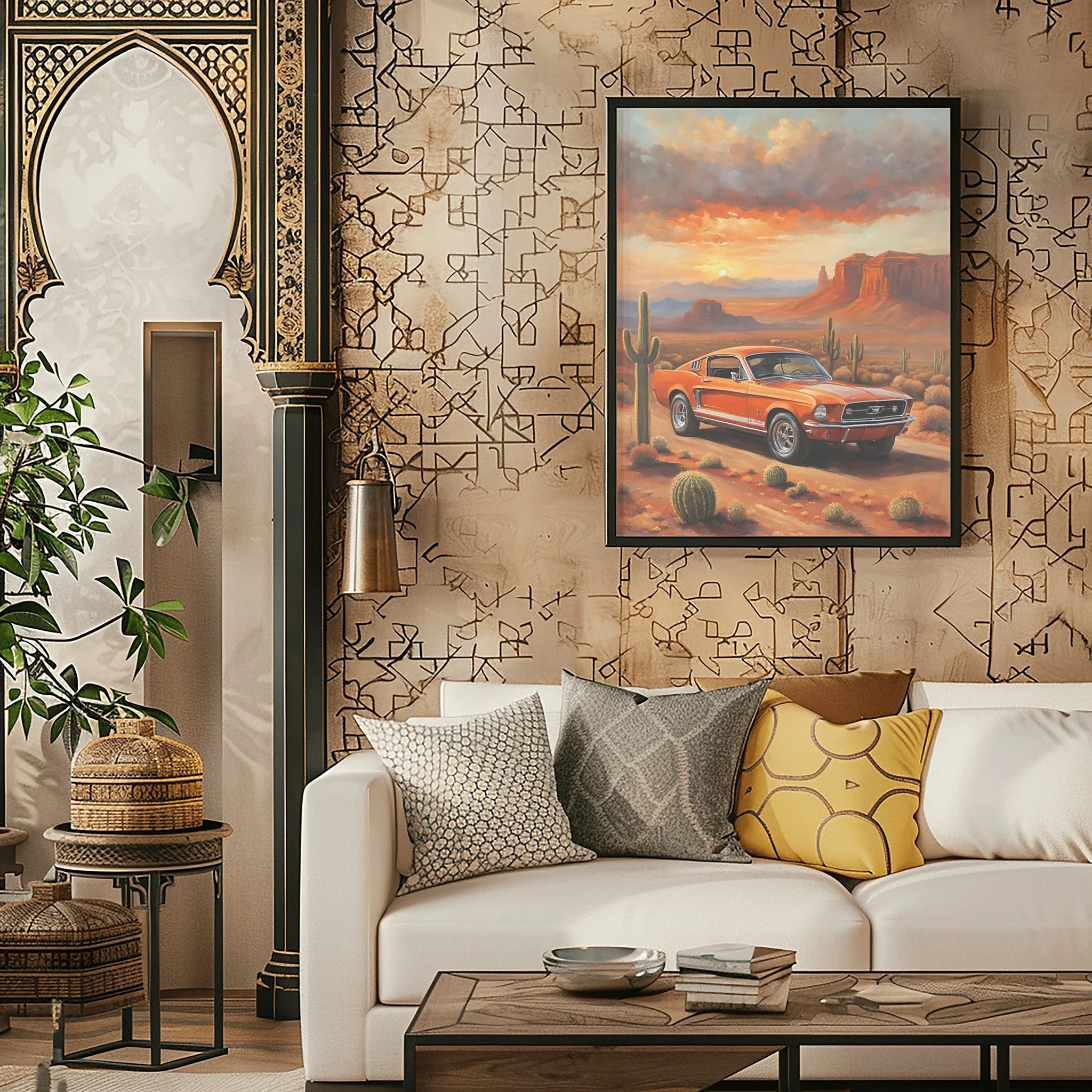 1967 Fastback Legends - Desert Monument Edition | Poster - Canvas - Framed Canvas