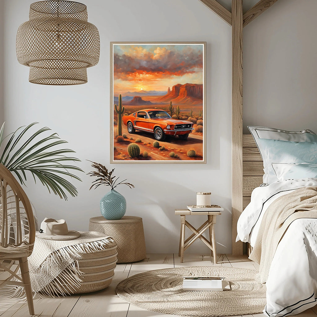 1967 Fastback Legends - Desert Monument Edition | Poster - Canvas - Framed Canvas