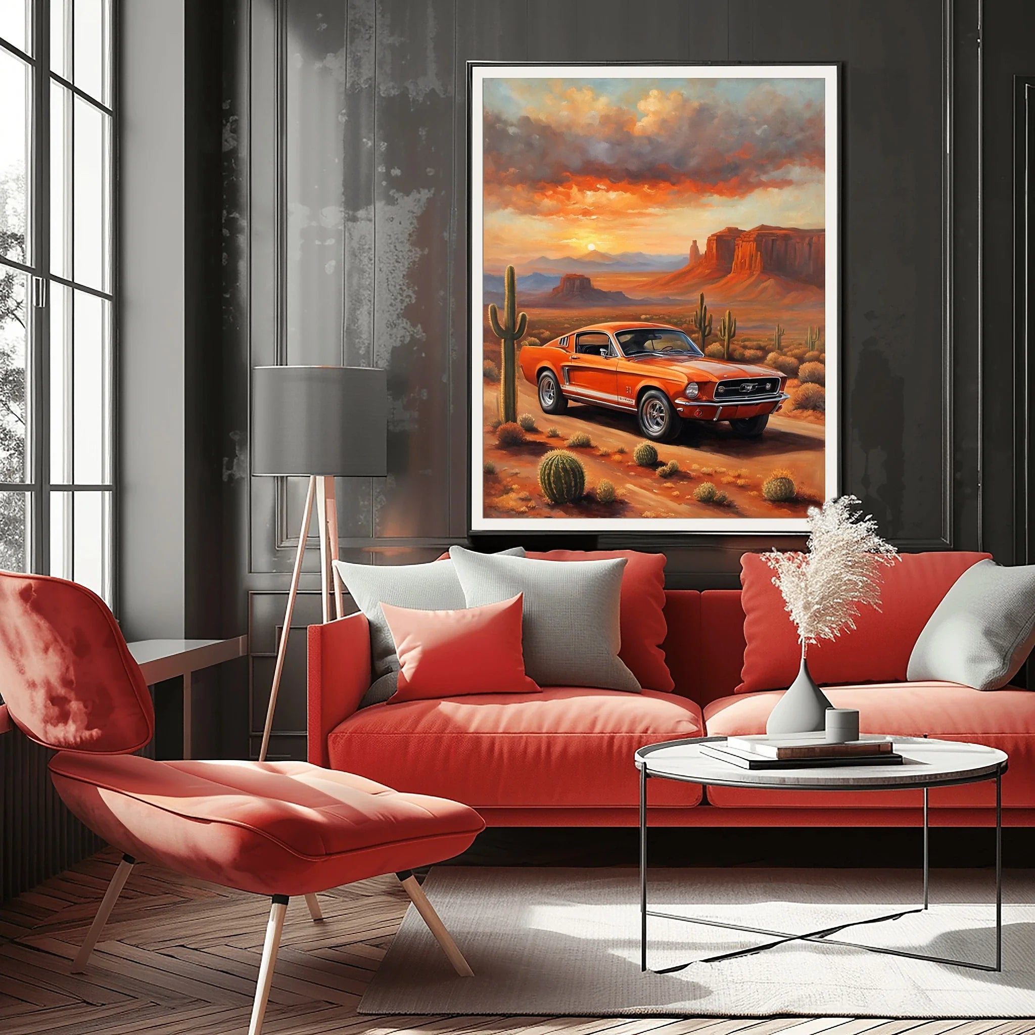 1967 Fastback Legends - Desert Monument Edition | Poster - Canvas - Framed Canvas