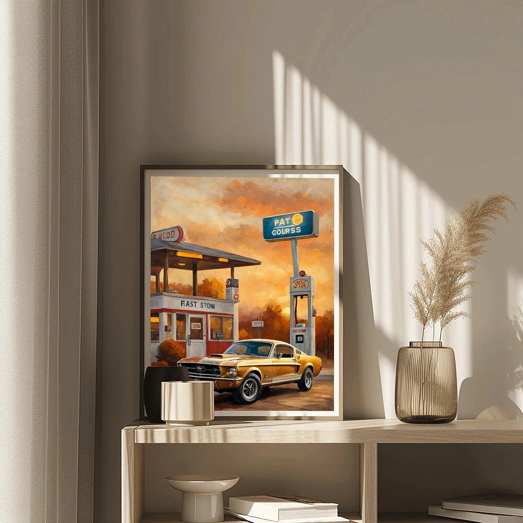 1967 Fastback Legends - Vintage Station Edition | Poster - Canvas - Framed Canvas