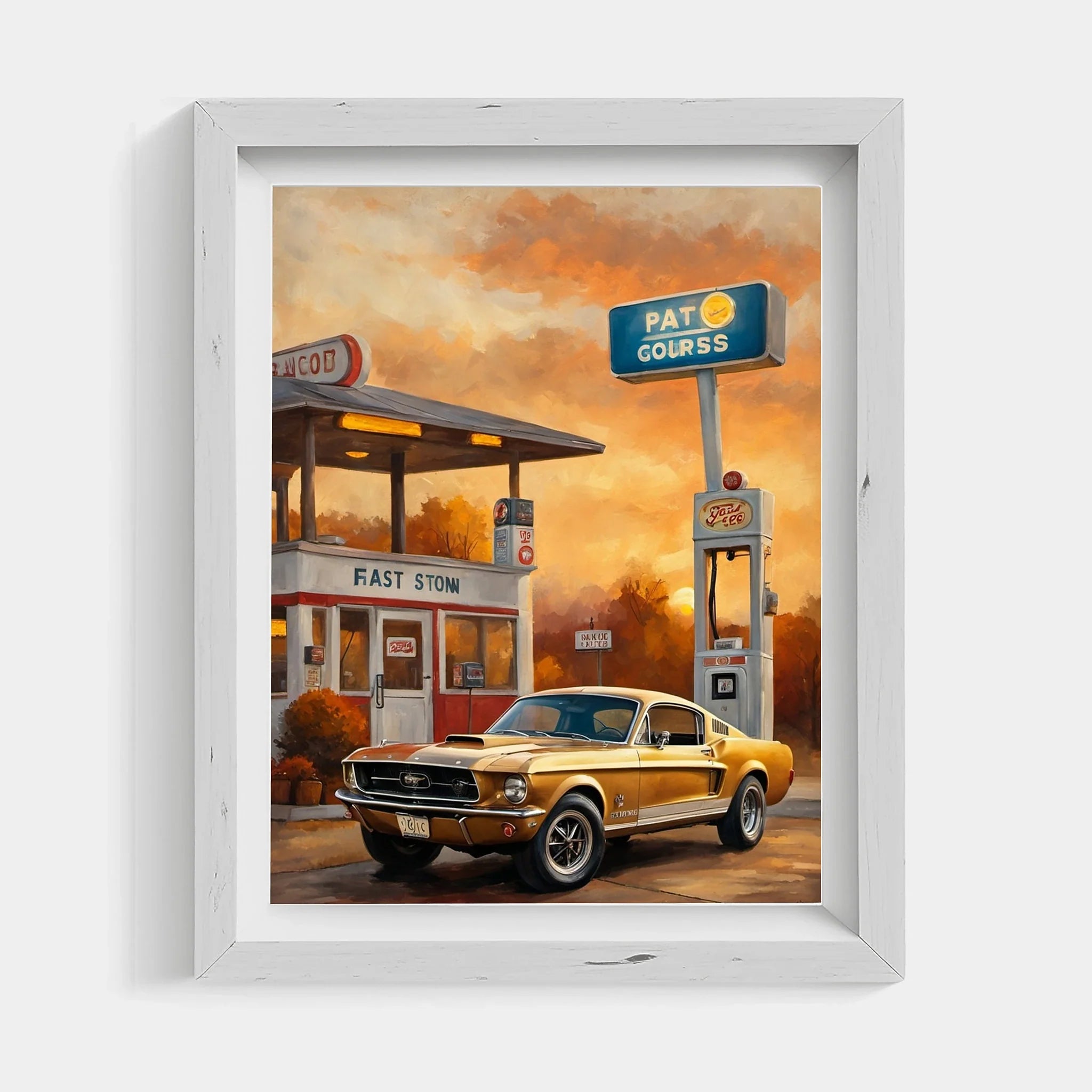 1967 Fastback Legends - Vintage Station Edition | Poster - Canvas - Framed Canvas