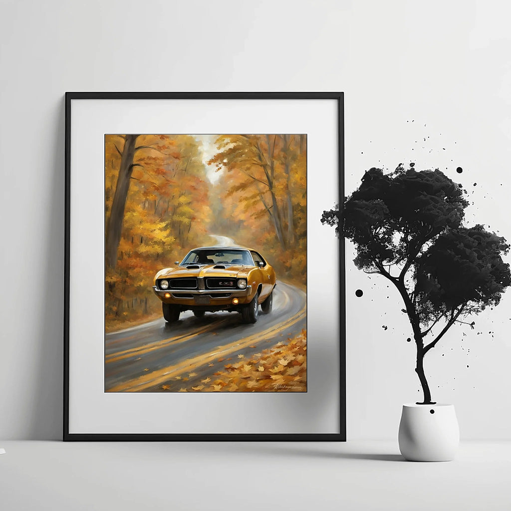 1968 AMC Javelin Spirit - Autumn Edition | Poster Canvas