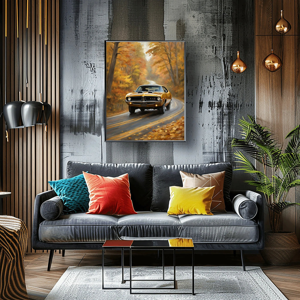 1968 AMC Javelin Spirit - Autumn Edition | Poster Canvas