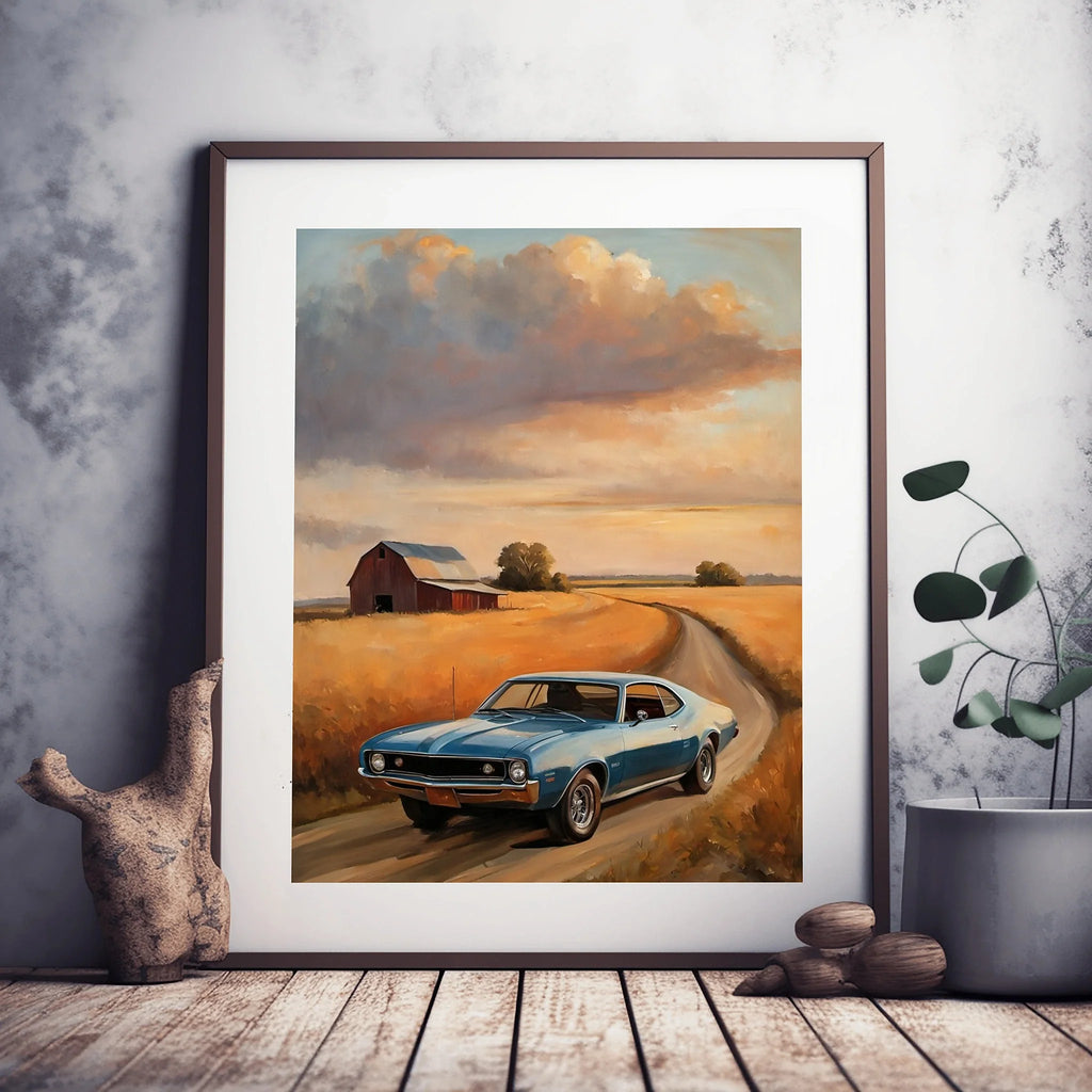 1968 AMC Javelin Spirit - Country Edition | Poster Canvas